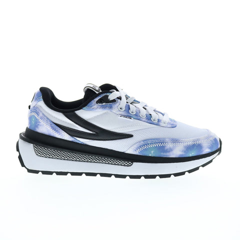 Fila Renno Tie Dye 5CM01650-147 Womens Blue Mesh Lifestyle Sneakers Shoes