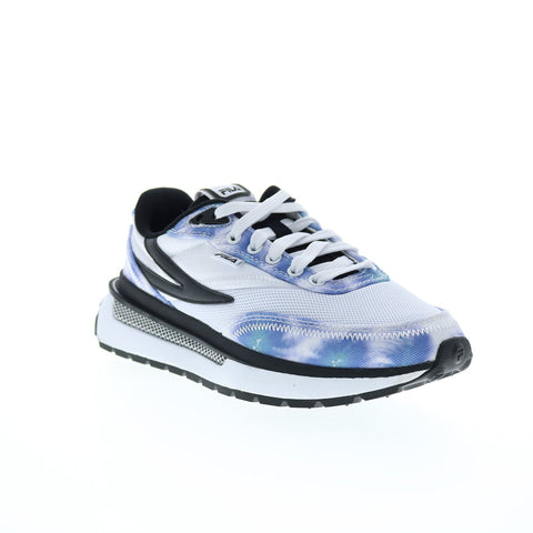 Fila Renno Tie Dye 5CM01650-147 Womens Blue Mesh Lifestyle Sneakers Shoes