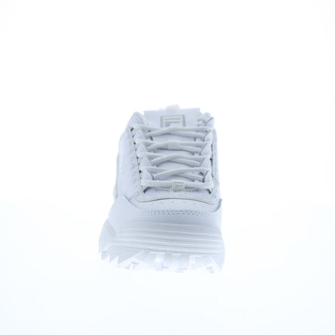 Fila Disruptor II Premium Repeat Womens White Lifestyle Sneakers Shoes