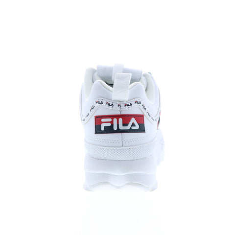 Fila Disruptor II Premium Repeat Womens White Lifestyle Sneakers Shoes