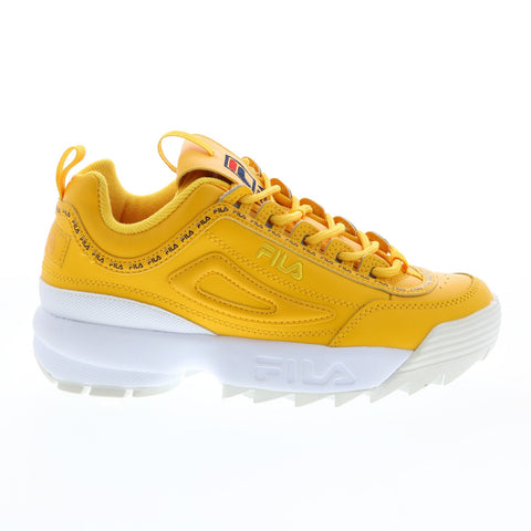 voelen Afkorten Verlating Fila Disruptor II Premium Repeat Womens Yellow Lifestyle Sneakers Shoe -  Ruze Shoes
