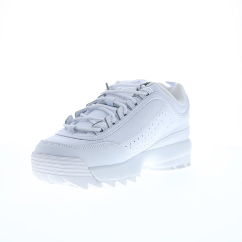 Fila Disruptor II Script 5FM00403-141 Womens White Lifestyle Sneakers Shoes