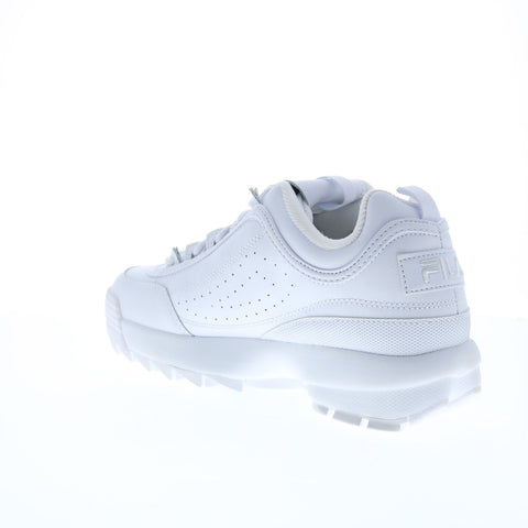 Fila Disruptor II Script 5FM00403-141 Womens White Lifestyle Sneakers Shoes