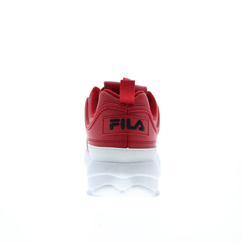 Fila Disruptor II Premium 5FM00540-602 Womens Red Lifestyle Sneakers Shoes