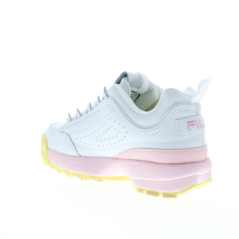 Fila Disruptor II Premium 5FM00654-140 Womens White Lifestyle Sneakers Shoes