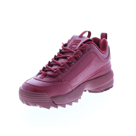 Fila Disruptor II Autumn 5FM00695-600 Womens Red Lifestyle Sneakers Shoes