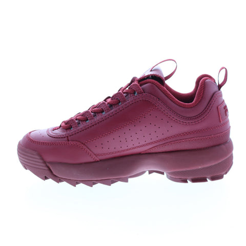Fila Disruptor II Autumn 5FM00695-600 Womens Red Lifestyle Sneakers Shoes