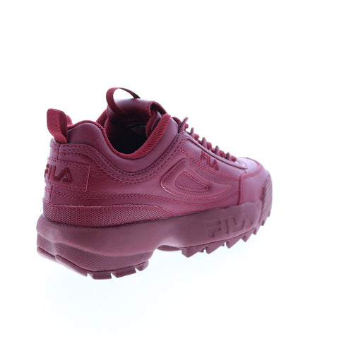 Fila Disruptor II Autumn 5FM00695-600 Womens Red Lifestyle Sneakers Shoes