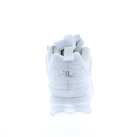 Fila Disruptor II Metallic Accent Womens White Lifestyle Sneakers Shoes