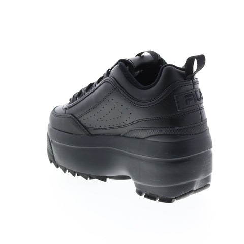 Fila Disruptor II Wedge 5FM00704-001 Womens Black Lifestyle Sneakers Shoes