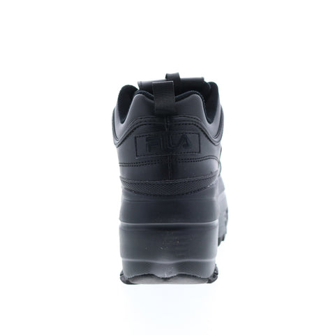 Fila Disruptor II Wedge 5FM00704-001 Womens Black Lifestyle Sneakers Shoes