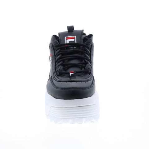 Fila Disruptor II Wedge 5FM00704-014 Womens Black Lifestyle Sneakers Shoes
