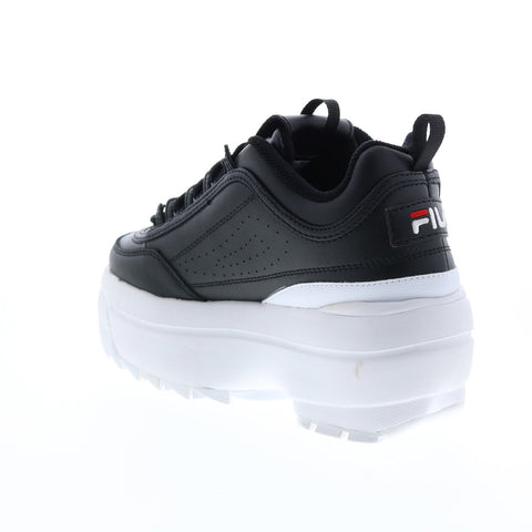Fila Disruptor II Wedge 5FM00704-014 Womens Black Lifestyle Sneakers Shoes