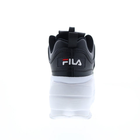 Fila Disruptor II Wedge 5FM00704-014 Womens Black Lifestyle Sneakers Shoes