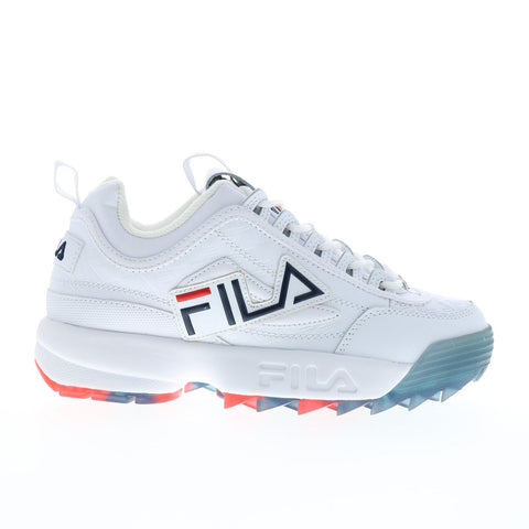 Fila Disruptor II Graphic 5FM00713-125 Womens White Lifestyle Sneakers Shoes