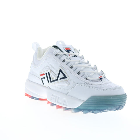 Fila Disruptor II Graphic 5FM00713-125 Womens White Lifestyle Sneakers Shoes