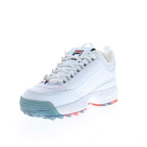 Fila Disruptor II Graphic 5FM00713-125 Womens White Lifestyle Sneakers Shoes