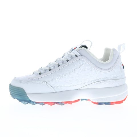 Fila Disruptor II Graphic 5FM00713-125 Womens White Lifestyle Sneakers Shoes