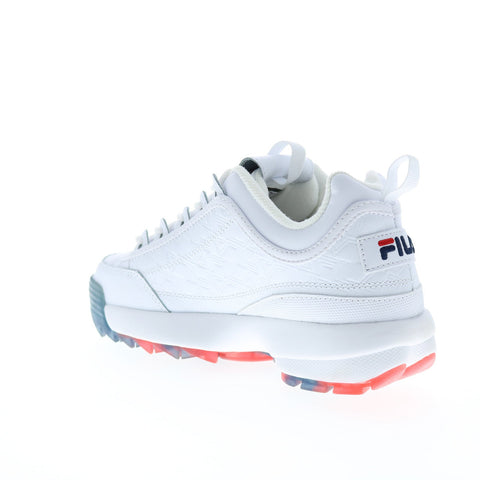 Fila Disruptor II Graphic 5FM00713-125 Womens White Lifestyle Sneakers Shoes