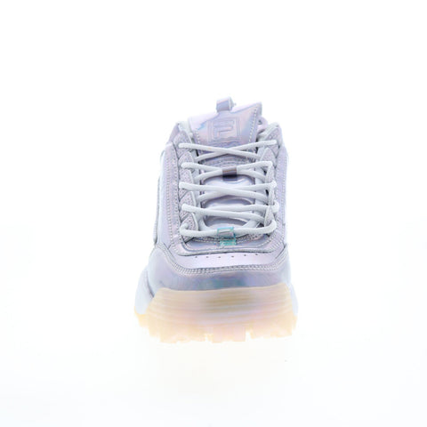 Fila Disruptor II Iri 5FM00723-199 Womens Silver Lifestyle Sneakers Shoes