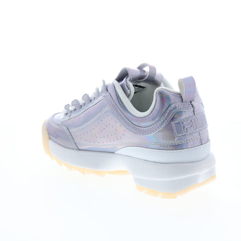 Fila Disruptor II Iri 5FM00723-199 Womens Silver Lifestyle Sneakers Shoes