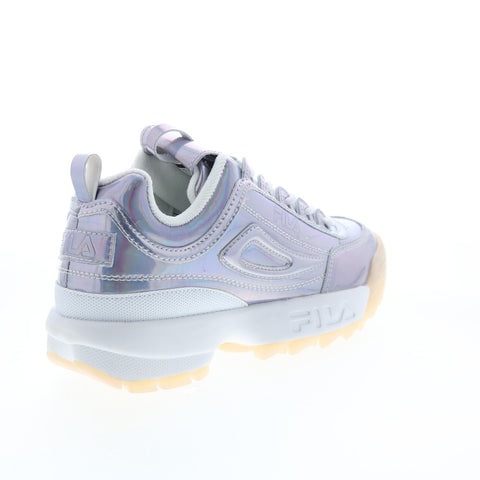 Fila Disruptor II Iri 5FM00723-199 Womens Silver Lifestyle Sneakers Shoes