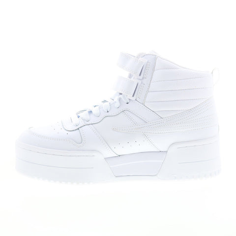 Fila F-14 Lifted 5FM01816-154 Womens White Leather Lifestyle Sneakers Shoes