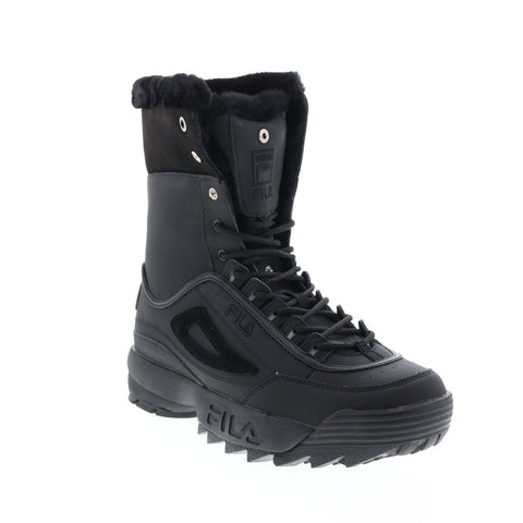 Fila Disruptor Shearling 5HM00521-001 Womens Black Casual Dress Boots