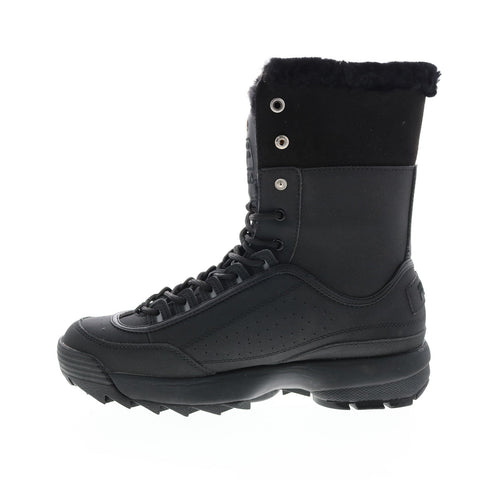 Fila Disruptor Shearling 5HM00521-001 Womens Black Casual Dress Boots