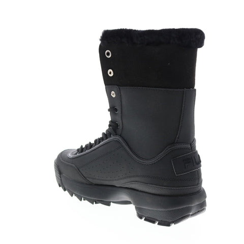 Fila Disruptor Shearling 5HM00521-001 Womens Black Casual Dress Boots