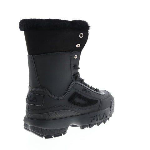 Fila Disruptor Shearling 5HM00521-001 Womens Black Casual Dress Boots