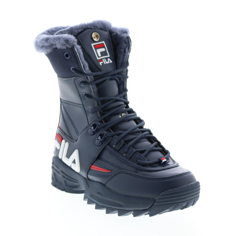 Fila Disruptor Boot 5HM00545-422 Womens Blue Synthetic Casual Dress Boots