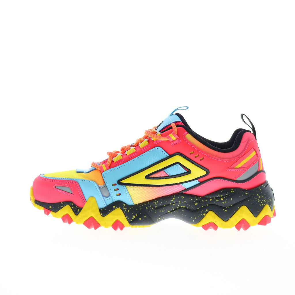 Fila Oakmont Trail 5JM01914-693 Womens Pink Leather Athletic Hiking Sh ...