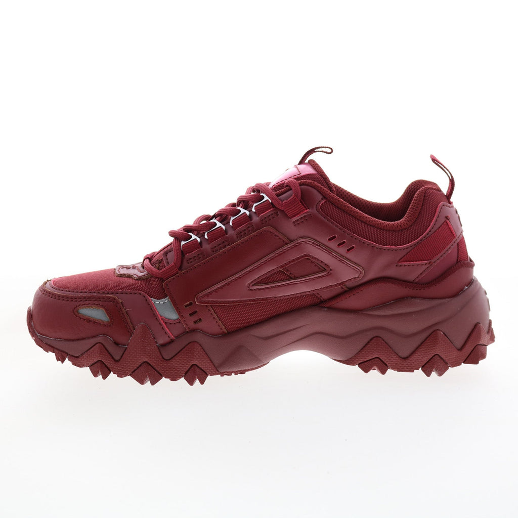 Fila Oakmont TR 5JM01950-600 Womens Red Leather Athletic Hiking Shoes ...
