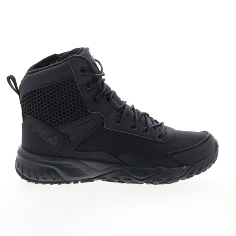Fila Chastizer 5LM00841-001 Womens Black Leather Work Boots