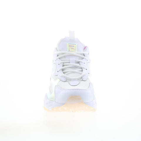 Fila Ray Tracer Iridescent 5RM01271-199 Womens White Lifestyle Sneakers Shoes