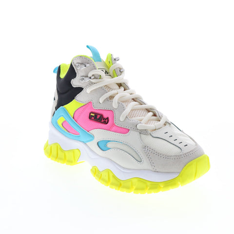 Fila Ray Tracer TR 2 Mid 5RM01326-117 Womens Beige Lifestyle Sneakers Shoes