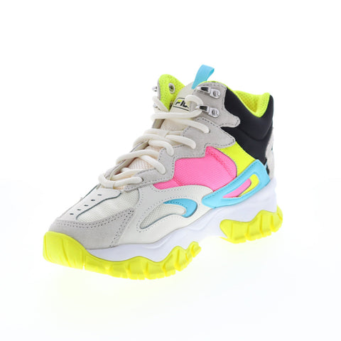 Fila Ray Tracer TR 2 Mid 5RM01326-117 Womens Beige Lifestyle Sneakers Shoes