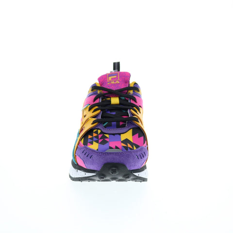Fila Sandenal 5RM01745-019 Womens Purple Leather Lifestyle Sneakers Shoes