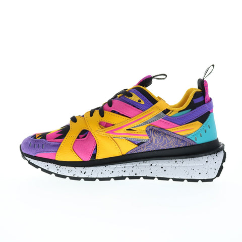 Fila Sandenal 5RM01745-019 Womens Purple Leather Lifestyle Sneakers Shoes