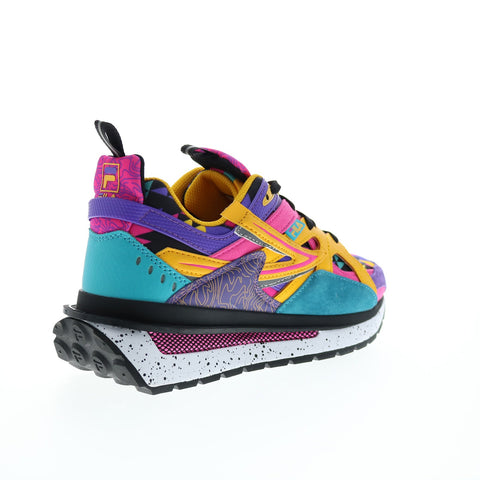Fila Sandenal 5RM01745-019 Womens Purple Leather Lifestyle Sneakers Shoes