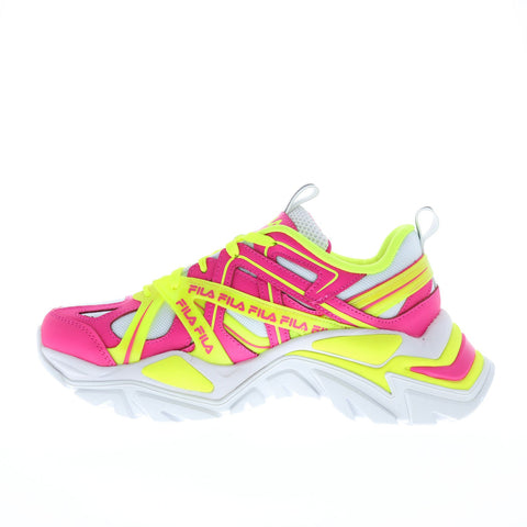 Fila Electrove 2 5RM01971-140 Womens Pink Leather Lifestyle Sneakers Shoes