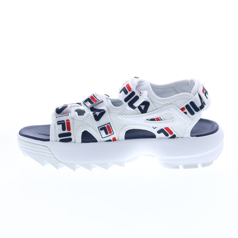 Fila Disruptor Sandal 5SM00034-125 Womens White Canvas Sport Sandals Shoes