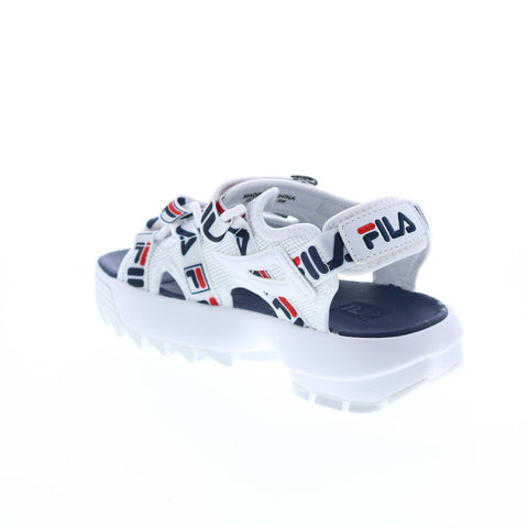 Fila Disruptor Sandal 5SM00034-125 Womens White Canvas Sport Sandals Shoes