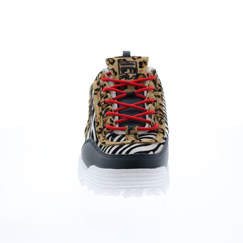 Fila Disruptor II Animal 5XM00806-992 Womens Black Lifestyle Sneakers Shoes