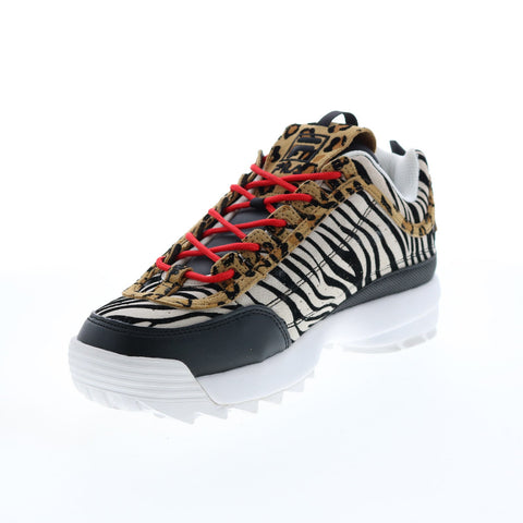Fila Disruptor II Animal 5XM00806-992 Womens Black Lifestyle Sneakers Shoes