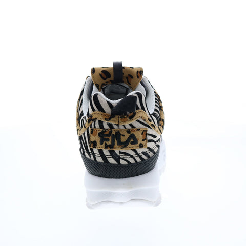 Fila Disruptor II Animal 5XM00806-992 Womens Black Lifestyle Sneakers Shoes