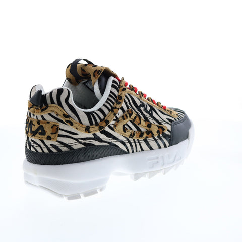 Fila Disruptor II Animal 5XM00806-992 Womens Black Lifestyle Sneakers Shoes