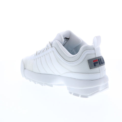 Fila Disruptor II Monomesh Womens White Canvas Lifestyle Sneakers Shoes