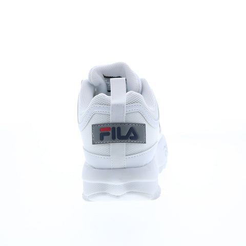 Fila Disruptor II Monomesh Womens White Canvas Lifestyle Sneakers Shoes